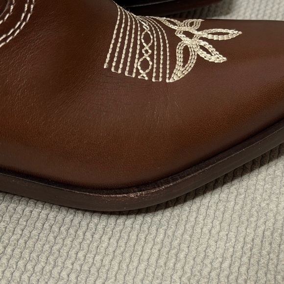 Loeffler Randall Wilder Espresso Leather Tulip Boot - Picture 5 of 11